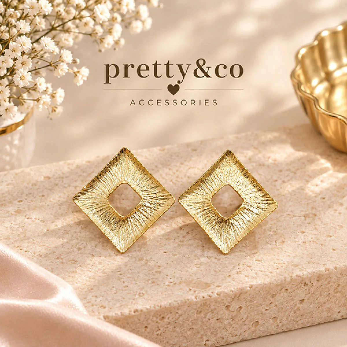 rhombus earrings