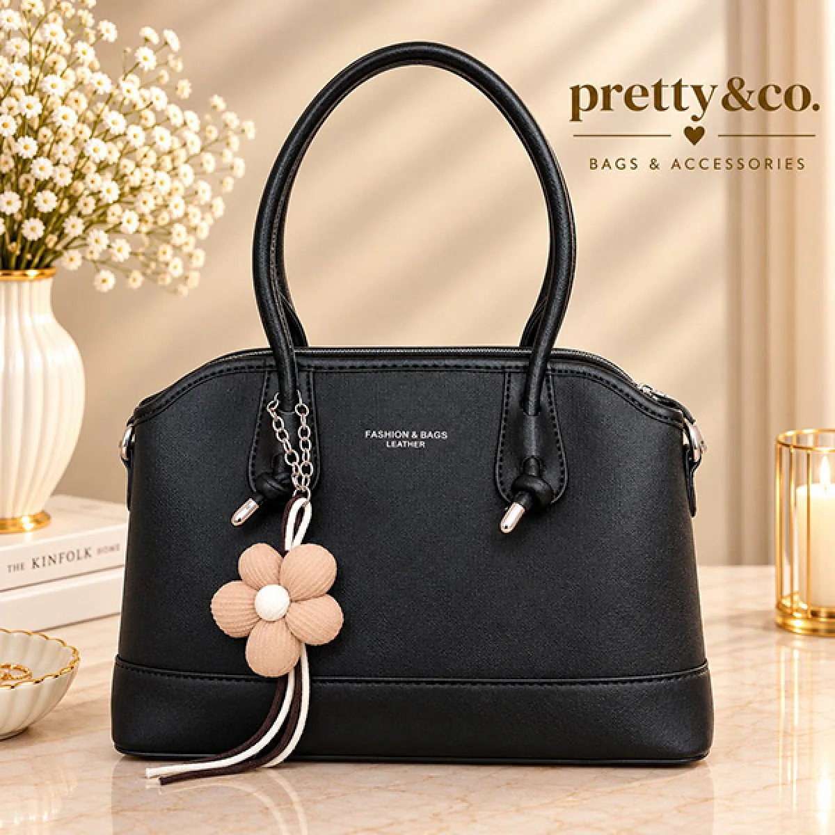 Lily charm bag