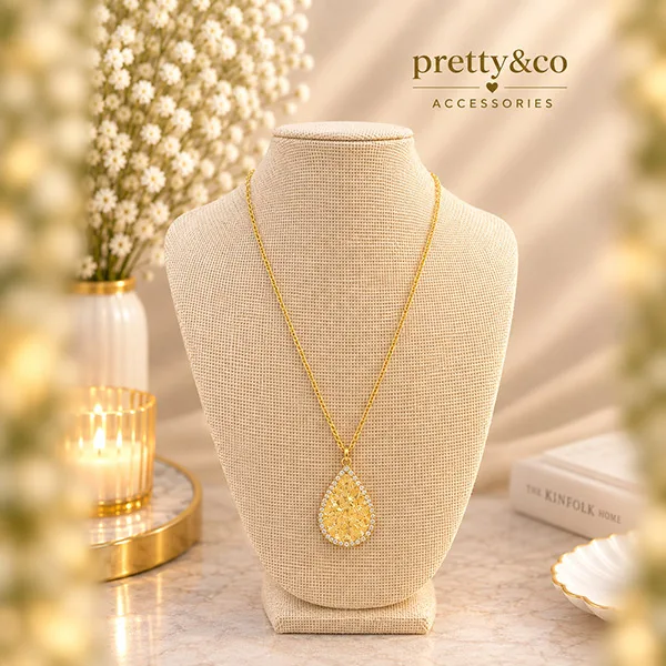 Drop tear necklace