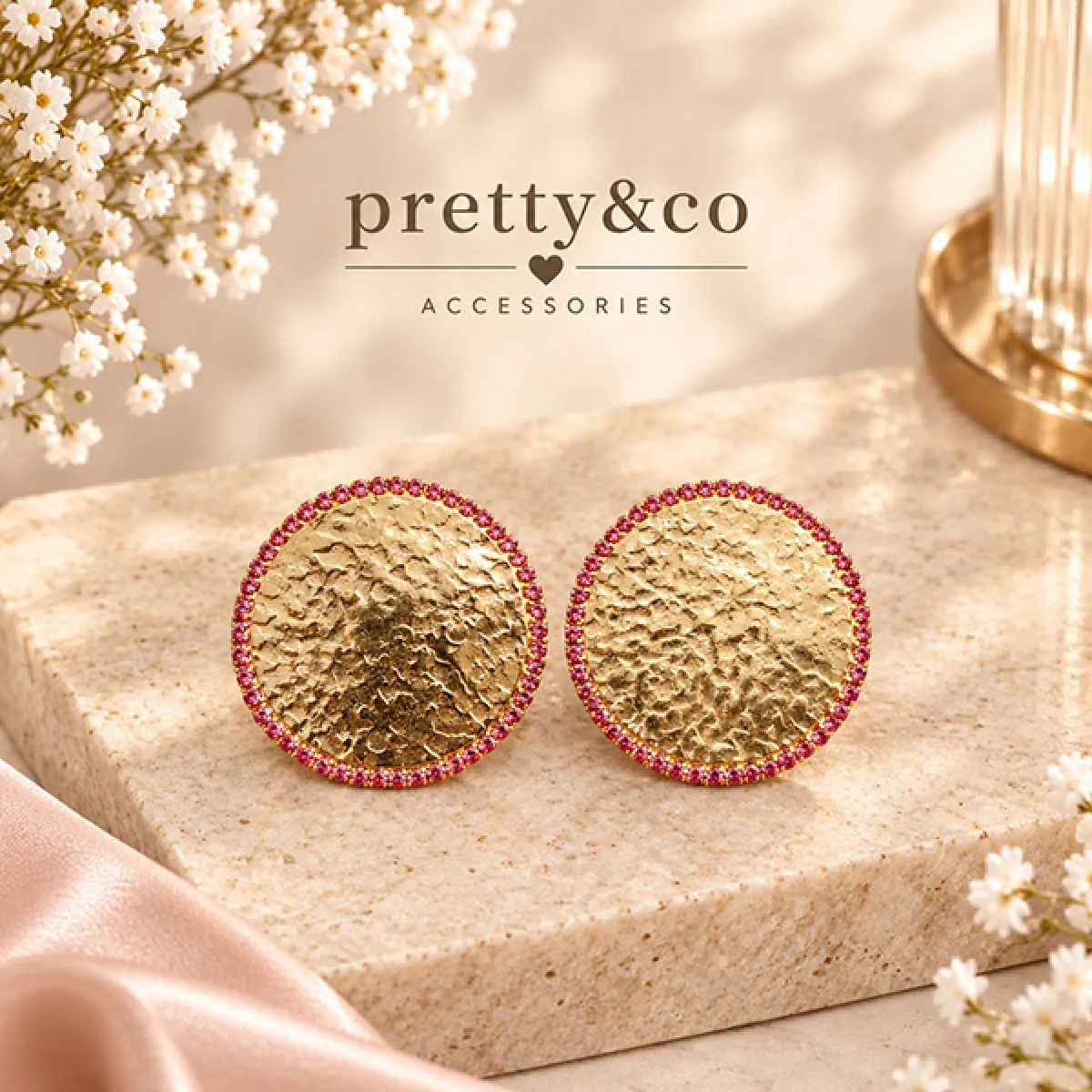 Luxe circle earrings