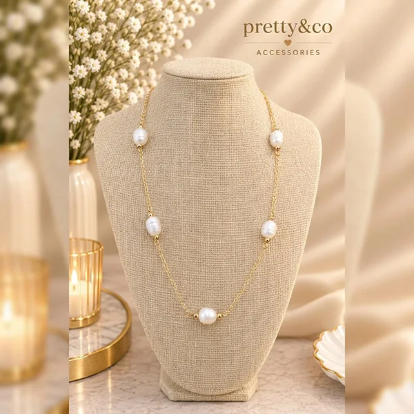 Short stones necklace 7