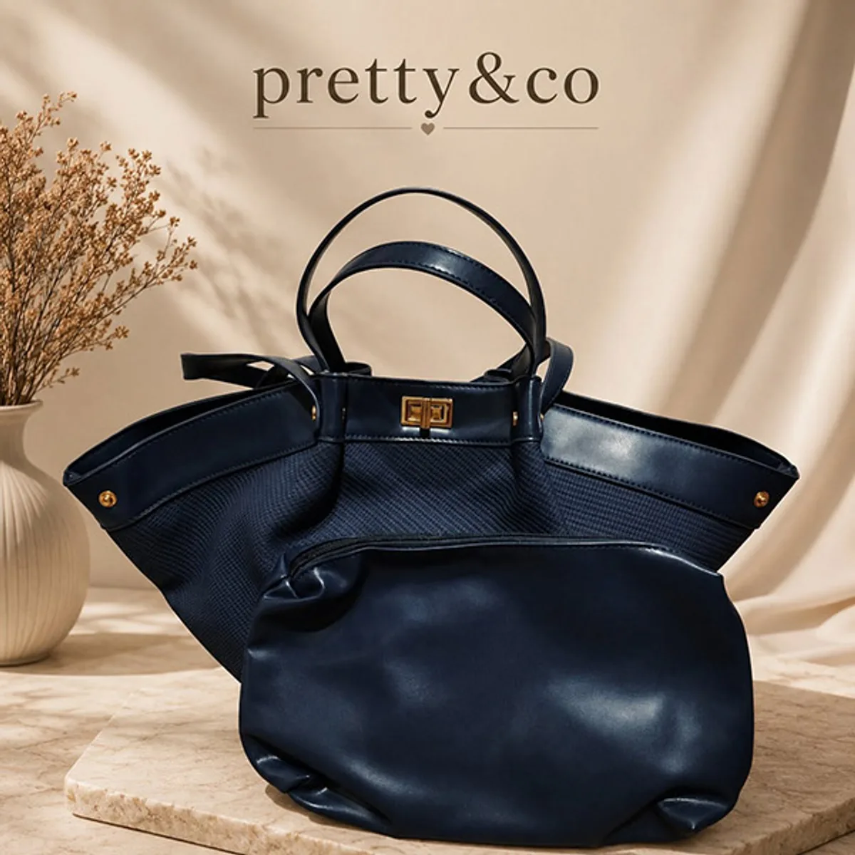 Navy blue bag