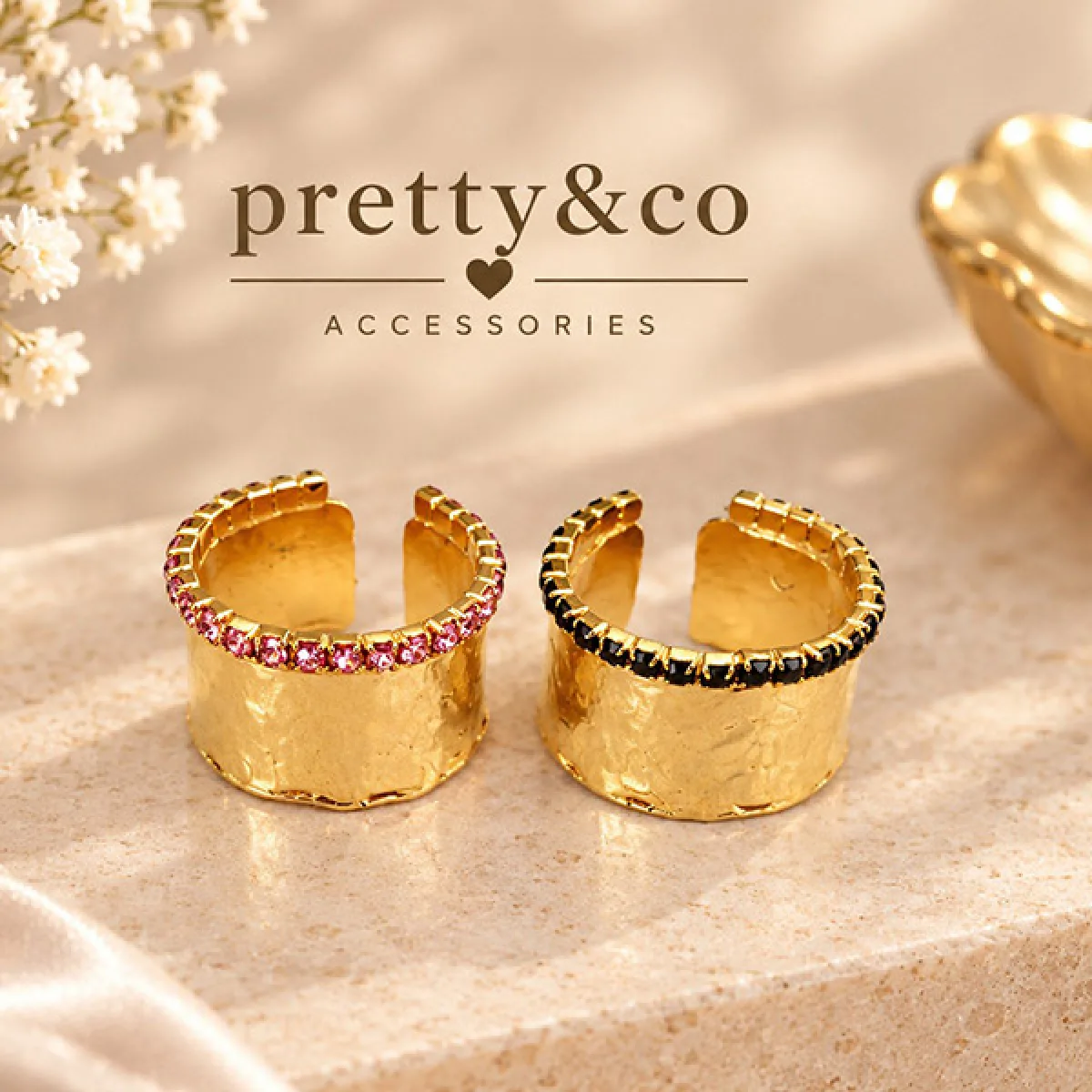 Luxe circle ring