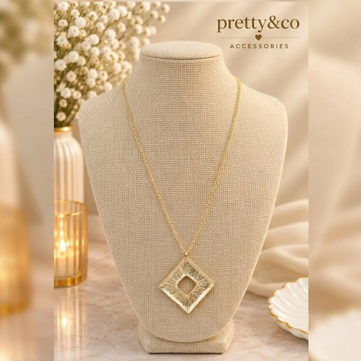 rhombus necklace