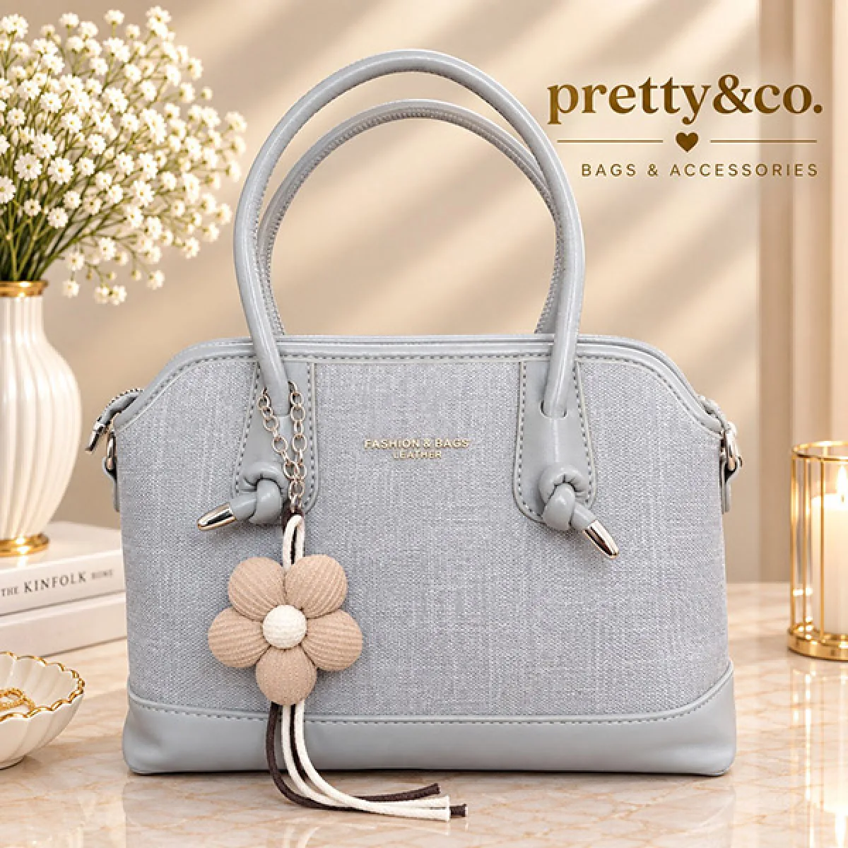 Lily charm bag