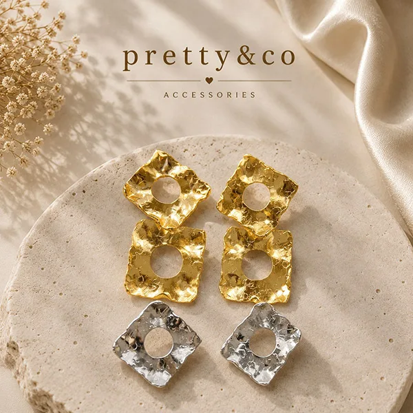 Crystal Petal Earrings